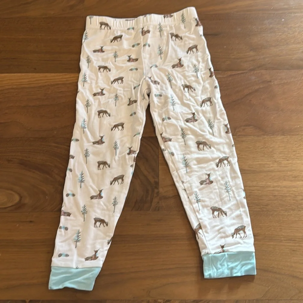 Bubble baby bamboo 2 piece fawn pajamas long sleeve size 3T